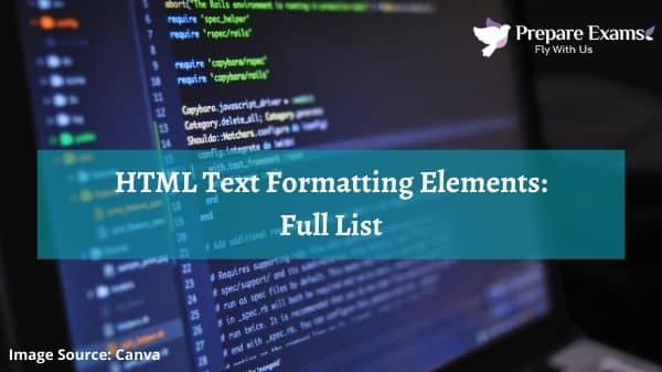 HTML Text Formatting Elements: Full List